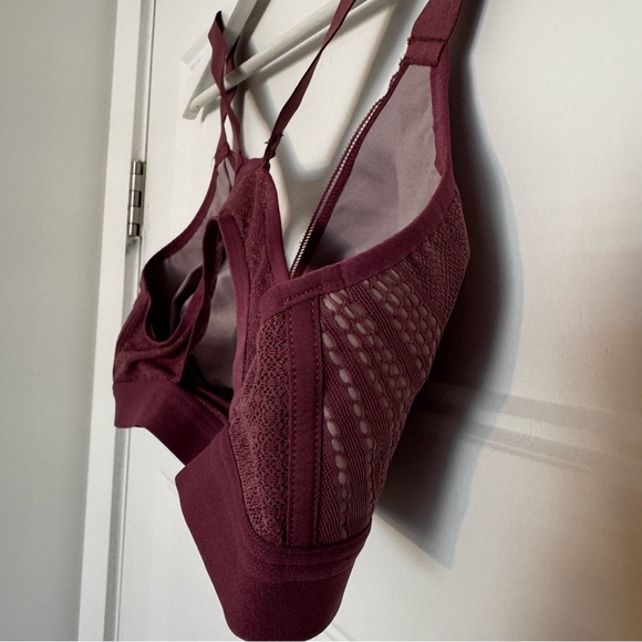 Lululemon Athletica Awake to Lace Bra - Garney/Barely Beige Mesh Bralette - 34D - Picture 9 of 10